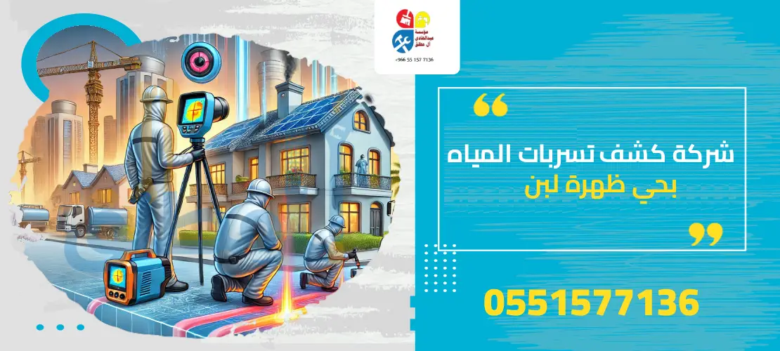 شركة كشف تسربات المياه بحي ظهرة لبن