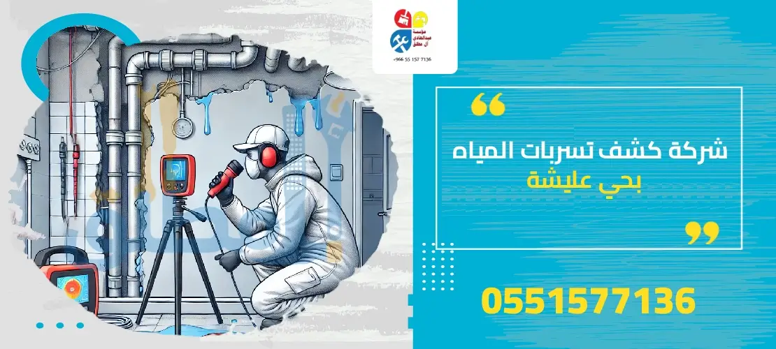شركة كشف تسربات المياه بحي عليشة