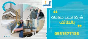 شركة تجديد حمامات بالطائف